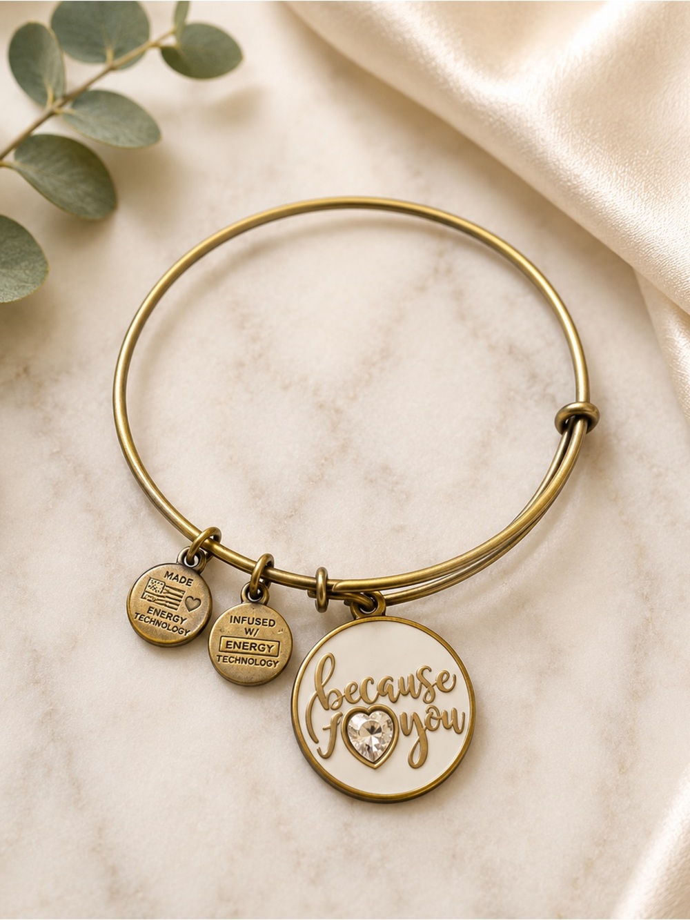 Alex and Ani Because of You Love Bracelet